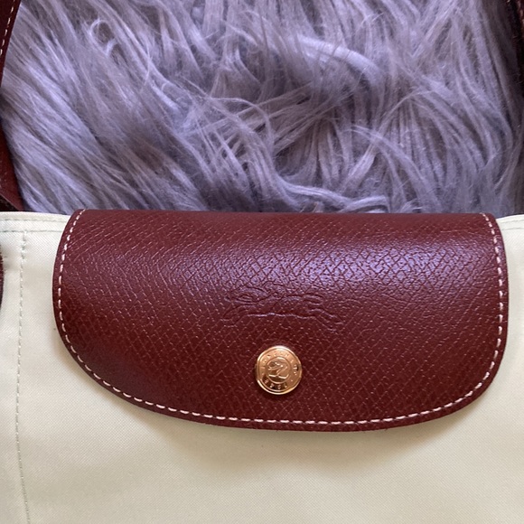 Longchamp Le Pliage Nylon Yellow Tote Bag Purse - Picture 3 of 16